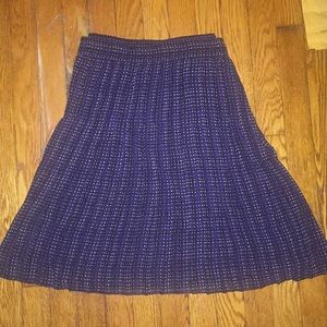 NWT Ann Taylor ruffled full circle a-line skirt